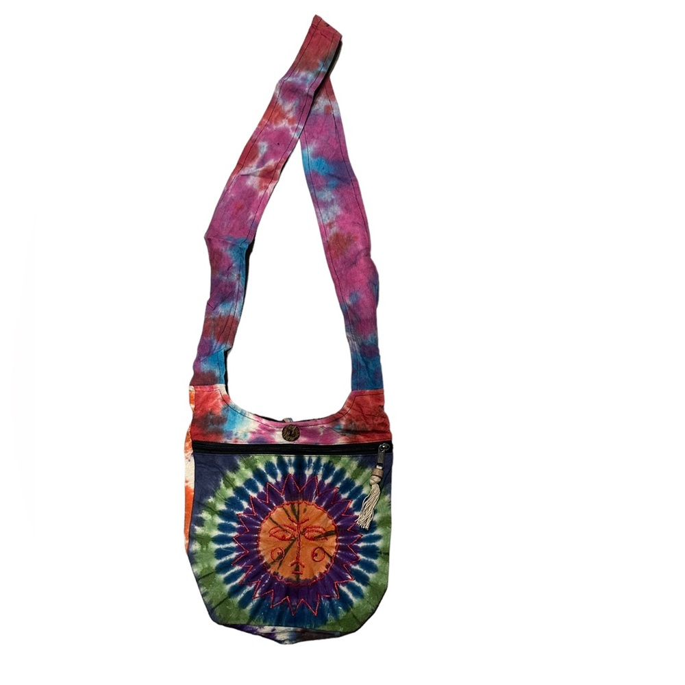 NWT. Crossbody Tye-Dye Handbag. 03 BL/BL - Picture 1 of 2